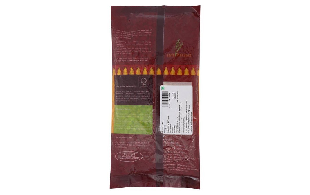 Safe Harvest Chana Dal    Pack  1 kilogram